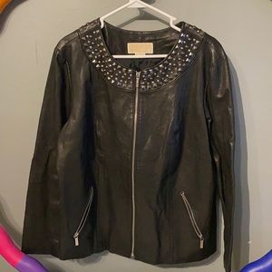 Michael Kors Black Leather Jacket